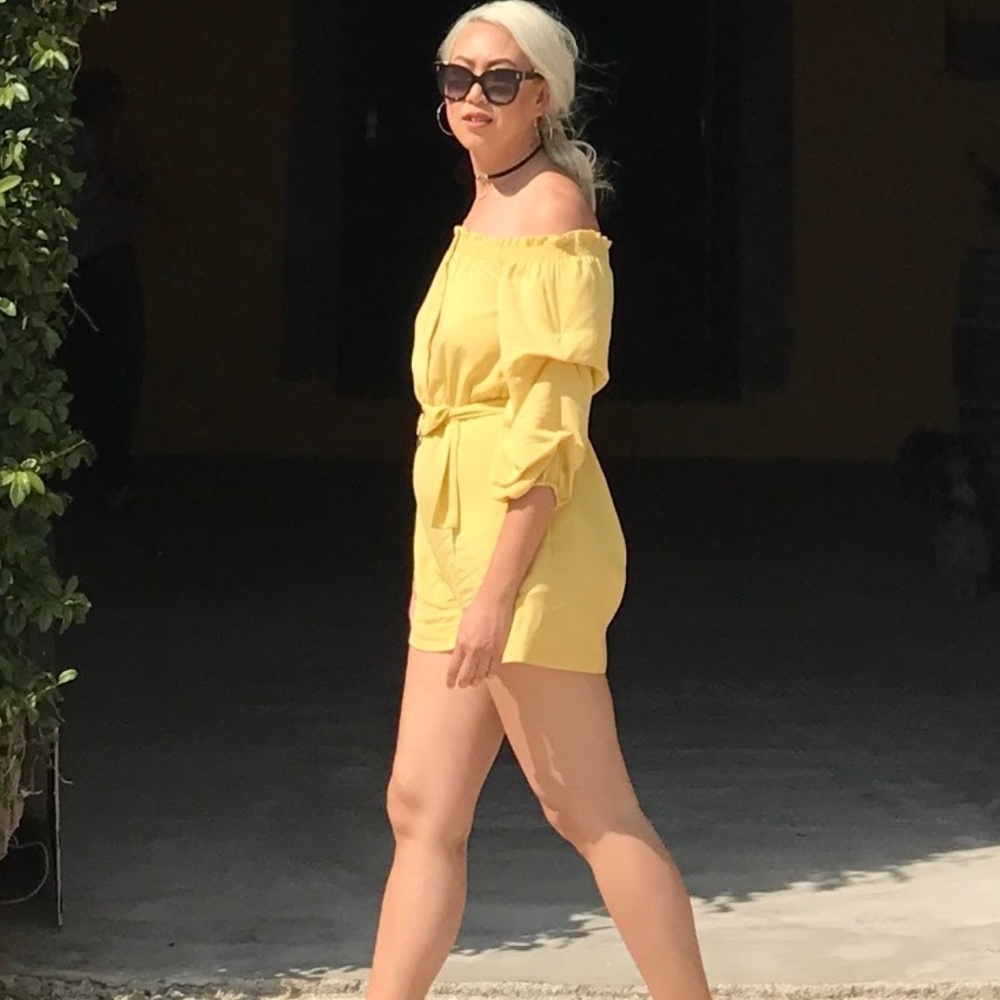 ZARA Off the Shoulder Romper